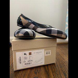 Burberry Plaid Flats